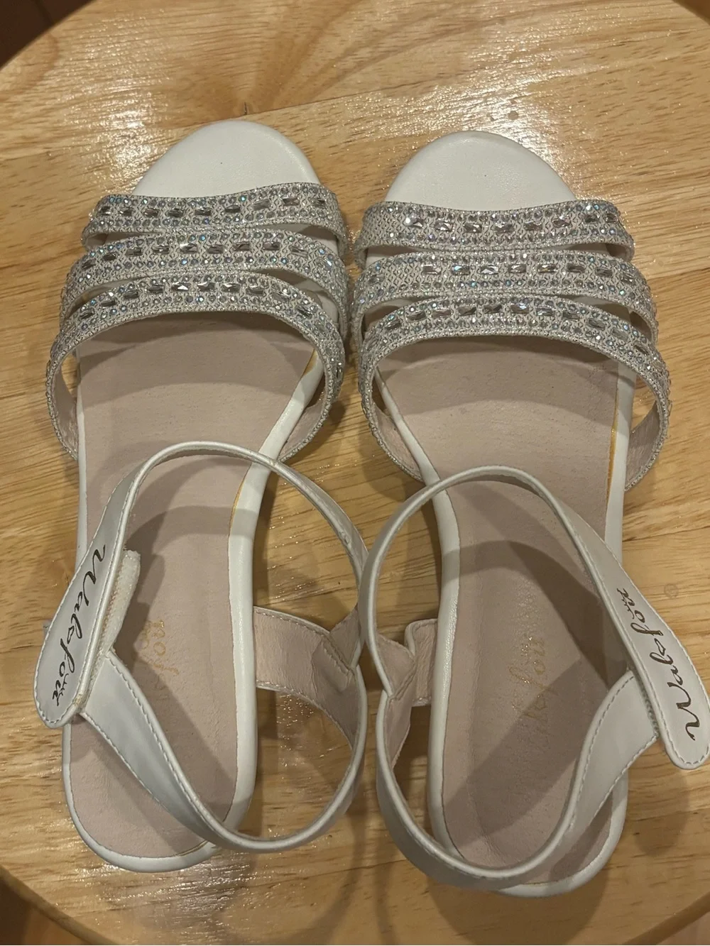 Wal Fou Rhinestone Strappy shoes NEW in Box!